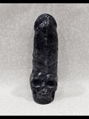 Larvikite Crystal Skull Peen